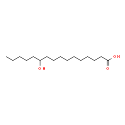 ChemSpider 2D Image | 11-Hydroxyhexadecanoic acid | C16H32O3