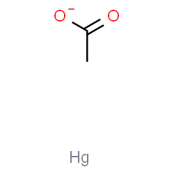 ChemSpider 2D Image | Acetate, mercury salt (1:1) | C2H3HgO2
