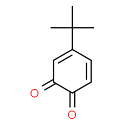 ChemSpider 2D Image | 4-t-butyl-1,2-benzoquinone | C10H12O2