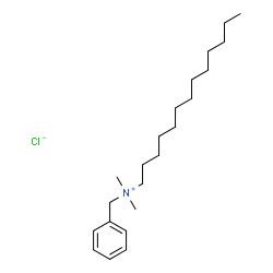 ChemSpider 2D Image | benzyldimethyl(tridecyl)ammonium chloride | C22H40ClN