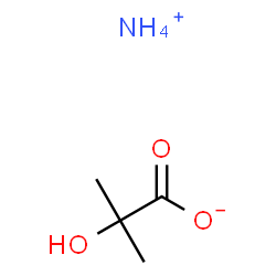 ChemSpider 2D Image | Ammonium 2-hydroxy-2-methylpropanoate | C4H11NO3