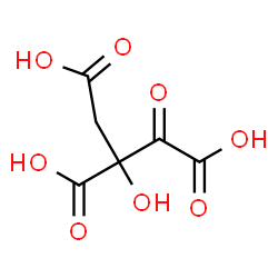 ChemSpider 2D Image | 2-Hydroxy-1-oxo-1,2,3-propanetricarboxylic acid | C6H6O8