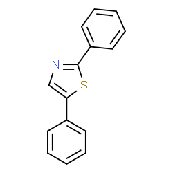 ChemSpider 2D Image | 2,5-Diphenylthiazole | C15H11NS