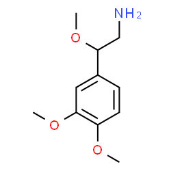 ChemSpider 2D Image | beta,3,4-Trimethoxyphenethylamine | C11H17NO3