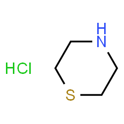 ChemSpider 2D Image | thiamorpholine hydrochloride | C4H10ClNS