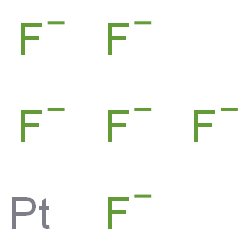 ChemSpider 2D Image | platinum hexafluoride | F6Pt