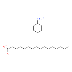 ChemSpider 2D Image | Cyclohexanaminium palmitate | C22H45NO2
