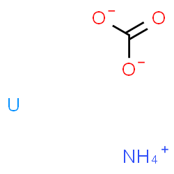 ChemSpider 2D Image | ammonium uranium carbonate | CH4NO3U