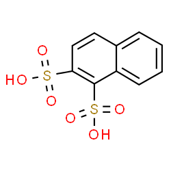 ChemSpider 2D Image | 1,2-Naphthalenedisulfonic acid | C10H8O6S2