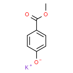 ChemSpider 2D Image | Potassium methylparaben | C8H7KO3
