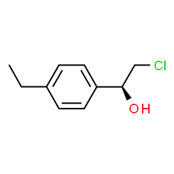 ChemSpider 2D Image | (1S)-2-Chloro-1-(4-ethylphenyl)ethanol | C10H13ClO