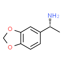 ChemSpider 2D Image | (1R)-1-(1,3-Benzodioxol-5-yl)ethanamine | C9H11NO2