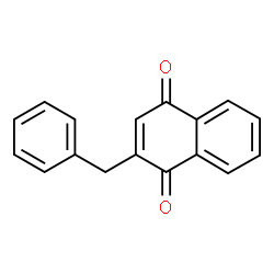 ChemSpider 2D Image | 2-Benzyl-1,4-naphthoquinone | C17H12O2