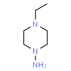 ChemSpider 2D Image | 4-Ethyl-1-piperazinamine | C6H15N3