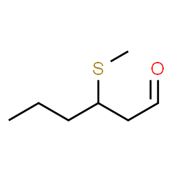 ChemSpider 2D Image | 3-(Methylthio)hexanal | C7H14OS