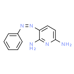ChemSpider 2D Image | 3-[(Z)-Phenyldiazenyl]-2,6-pyridinediamine | C11H11N5