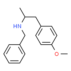 ChemSpider 2D Image | P-METHOXYPHENYL-2-BENZYLAMINOPROPANE | C17H21NO