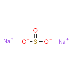 ChemSpider 2D Image | sodium sulfite | Na2O3S