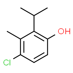 ChemSpider 2D Image | 4-Chloro-2-isopropyl-3-methylphenol | C10H13ClO