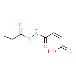 ChemSpider 2D Image | (2Z)-4-Oxo-4-(2-propionylhydrazino)-2-butenoic acid | C7H10N2O4