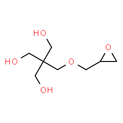 ChemSpider 2D Image | 2-((2,3-Epoxypropoxy)methyl)-2-(hydroxymethyl)propane-1,3-diol | C8H16O5