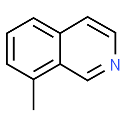 ChemSpider 2D Image | 8-Methylisochinolin | C10H9N