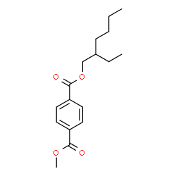 ChemSpider 2D Image | 2-Ethylhexyl methyl terephthalate | C17H24O4