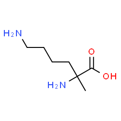 ChemSpider 2D Image | 2-Methyllysine | C7H16N2O2