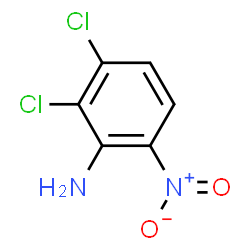 ChemSpider 2D Image | 2,3-Dichloro-6-nitroaniline | C6H4Cl2N2O2