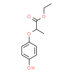 ChemSpider 2D Image | Ethyl 2-(4-hydroxyphenoxy)propanoate | C11H14O4