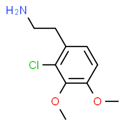 ChemSpider 2D Image | 2-chloro-3,4-dimethoxybenzeneethanamine | C10H14ClNO2