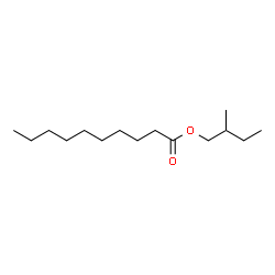ChemSpider 2D Image | 2-Methylbutyl decanoate | C15H30O2