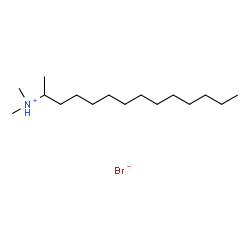 ChemSpider 2D Image | N,N-Dimethyl-2-tetradecanaminium bromide | C16H36BrN