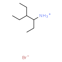 ChemSpider 2D Image | 4-Ethyl-3-hexanaminium bromide | C8H20BrN