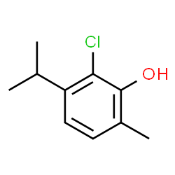 ChemSpider 2D Image | Chlorcarvacrol | C10H13ClO