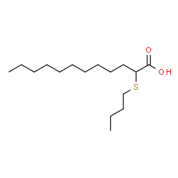 ChemSpider 2D Image | 2-(butylthio)dodecanoic acid | C16H32O2S