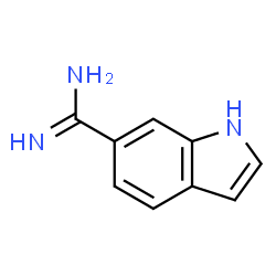 ChemSpider 2D Image | 1H-Indole-6-carboximidamide | C9H9N3