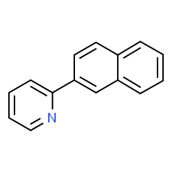 ChemSpider 2D Image | 2-(2-Naphthyl)pyridine | C15H11N