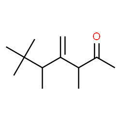 ChemSpider 2D Image | 3,5,6,6-Tetramethyl-4-methylene-2-heptanone | C12H22O
