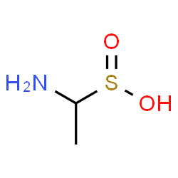 ChemSpider 2D Image | 1-Aminoethanesulfinic acid | C2H7NO2S