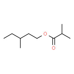 ChemSpider 2D Image | 3-Methylpentyl 2-methylpropanoate | C10H20O2