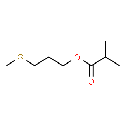 ChemSpider 2D Image | 3-(Methylthio)propyl 2-methylpropanoate | C8H16O2S