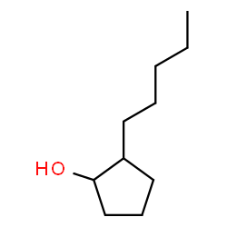 ChemSpider 2D Image | 2-Pentylcyclopentanol | C10H20O