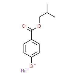 ChemSpider 2D Image | SODIUM ISOBUTYLPARABEN | C11H13NaO3