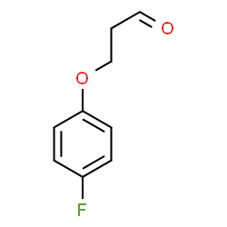 ChemSpider 2D Image | 3-(4-Fluorophenoxy)propanal | C9H9FO2