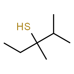 ChemSpider 2D Image | 2,3-Dimethyl-3-pentanethiol | C7H16S