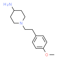 ChemSpider 2D Image | 1-(4-Methoxyphenethyl)-4-aminopiperidine | C14H22N2O