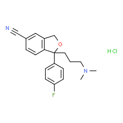ChemSpider 2D Image | Citalopram hydrochloride | C20H22ClFN2O