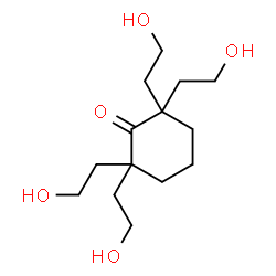 ChemSpider 2D Image | 2,2,6,6-Tetrakis(2-hydroxyethyl)cyclohexanone | C14H26O5