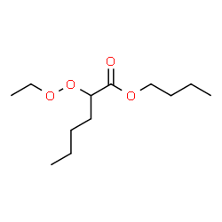 ChemSpider 2D Image | Butyl 2-(ethylperoxy)hexanoate | C12H24O4